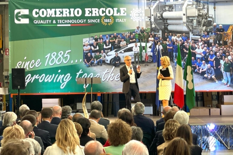 Festa per i 140 anni della Comerio Ercole