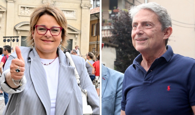 Ilaria Pagani e Rienzo Azzi hanno chiuso la campagna elettorale: domenica 8 e lunedì 9 giugno urne aperte per il ballottaggio (foto Blitz)