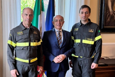 Varese: Ciro Bolognese nuovo comandante dei vigili del fuoco