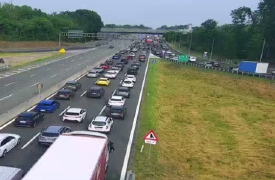 Traffico intenso: tutti in coda verso Milano