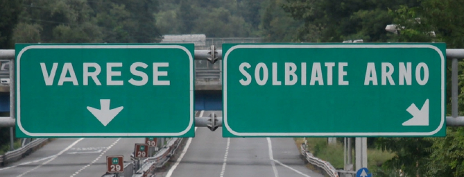 A8, lavori e chiusure tra Solbiate e la Diramazione Gallarate-Gattico