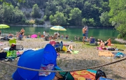 Bengalesi in festa sulle rive del Ticino