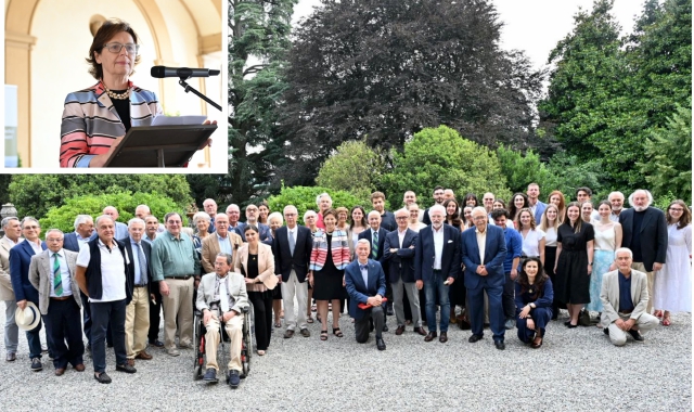 Medici riuniti oggi a Villa Cagnola, a Gazzada (foto Puricelli, Blitz)