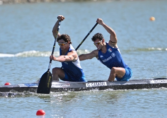 Tacchini-Casadei: oro e record europeo nel C2 500