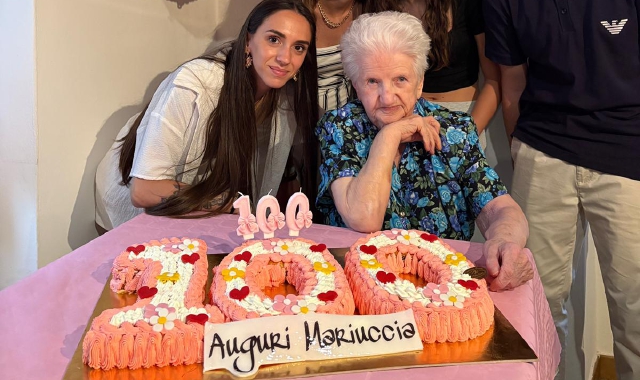Mariuccia Nicolai ha festeggiato i cento anni a Santa Maria Maggiore
