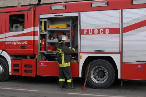 Fiamme in cucina al Sacro Monte
