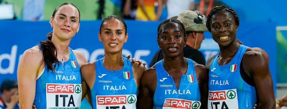 Vittoria Italia e record di staffetta con Troiani