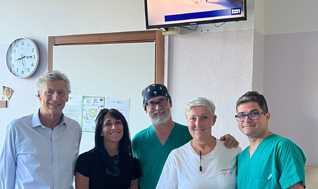 All'ospedale di Angera televisori