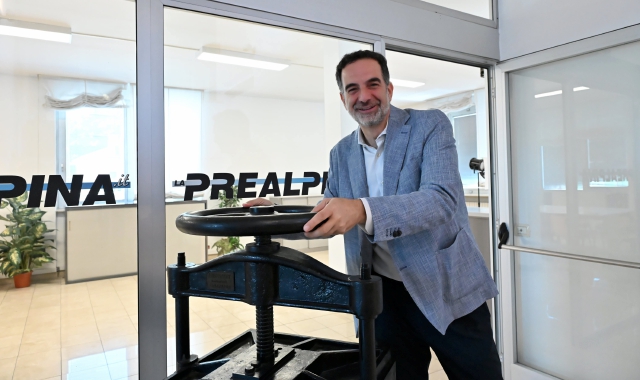 Alessandro Alfieri ospite in Prealpina (foto Angelo Puricelli)