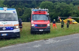 Volo di 5 metri: grave turista svizzera