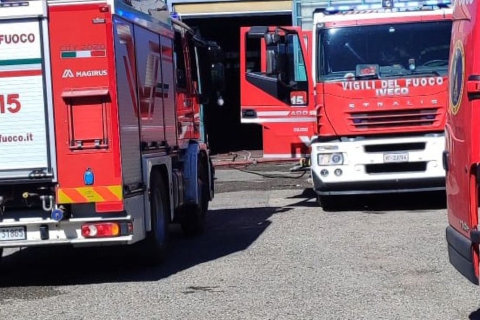 Fiamme in casa: morto il cane