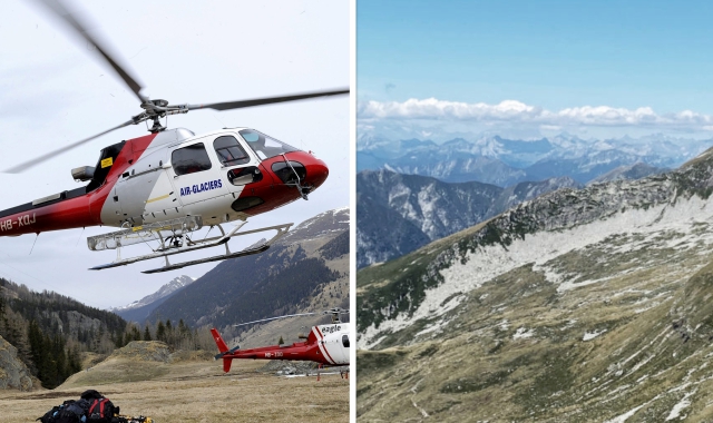 Antonio Sassi in montagna (foto Prealpina)