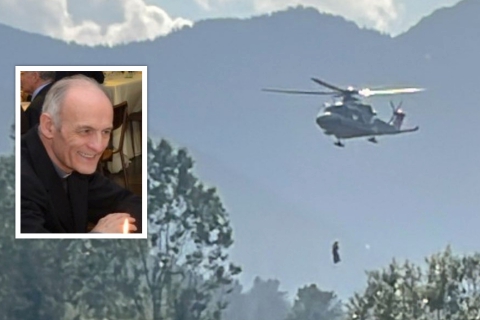 Sacerdote di Legnano ferito in un fiume a Re