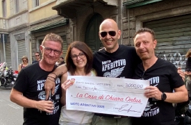Busto Arsizio, motoaperitivo solidale