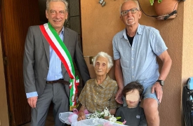 Samarate, doppia festa per i cento anni di Rosa