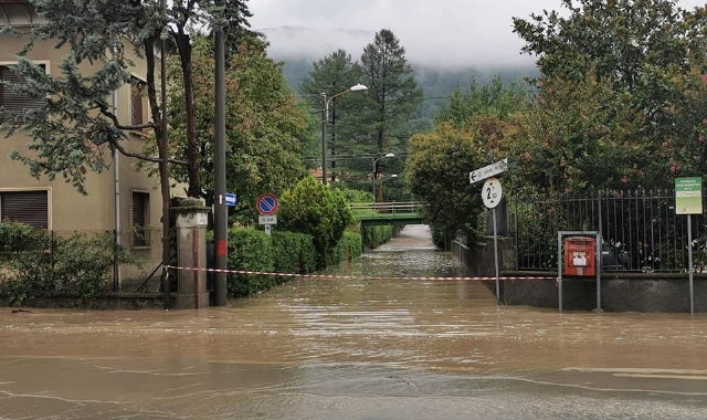 L’alluvione a Gavirate nel luglio 2021, tra le zone colpite anche quella di Armino