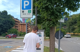 Laveno, parcometro in tilt: disagi