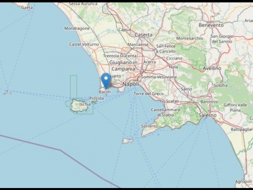 Forte scossa di terremoto avvertita a Napoli