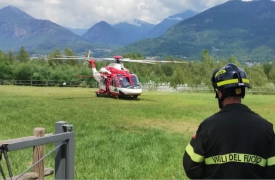 Bloccato dalla nebbia sul Monte Leone: lo salva l’elicottero