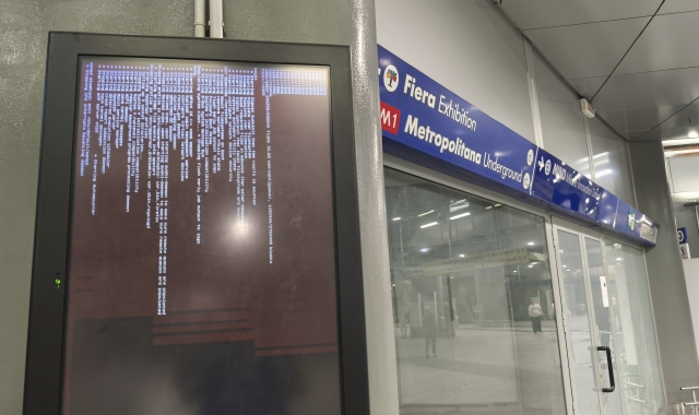 I pannelli colpiti dal guasto segnalano il