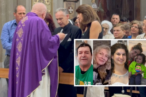 «Una tragedia insensata»: l’addio di Gravellona alla famiglia Visconti
