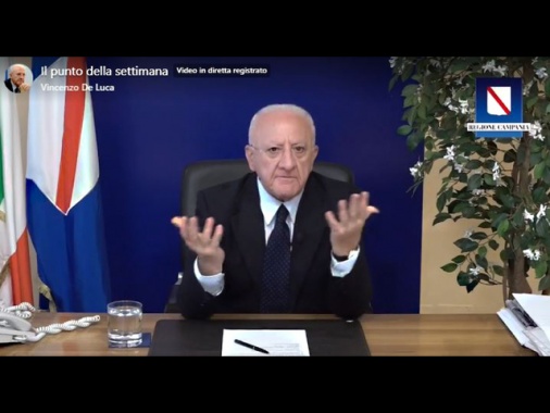 De Luca, in Campania nulla è chiuso, farò operazione verità