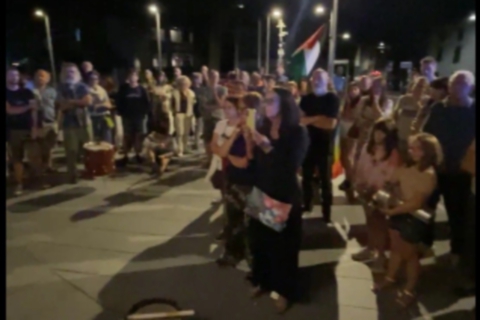 Scampanata notturna per Gaza