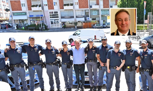 In congedo Mirco Barban, poliziotto col sorriso