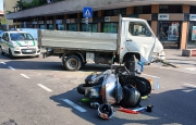 Scontro a Somma Lombardo: ferito 42enne