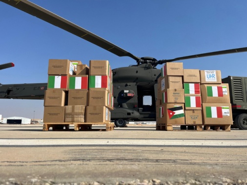 Fonti Chigi, da oggi Italia collabora a lancio aiuti a Gaza