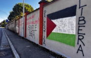 Gallarate, scritte contro Israele