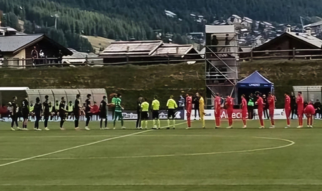 L’amichevole a Livigno contro la Cremonese