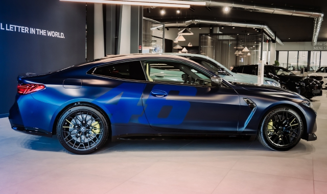 A Olgiate Olona la Bmw disegnata da Valentino Rossi