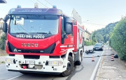 Scontro auto-moto, ferito un 58enne