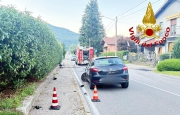 Scontro auto-moto, ferito un 58enne