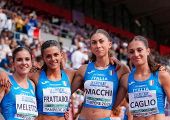 Staffetta di bronzo, grazie a Giulia Macchi
