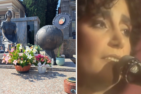 L’angioletto sulla tomba e le “carezze” a Mia Martini