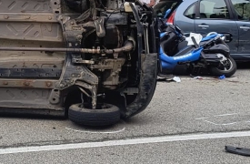 Gallarate: auto contro moto. È giallo