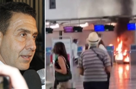 Incendio a Malpensa. Vannacci: «Continuate a votare la sinistra»
