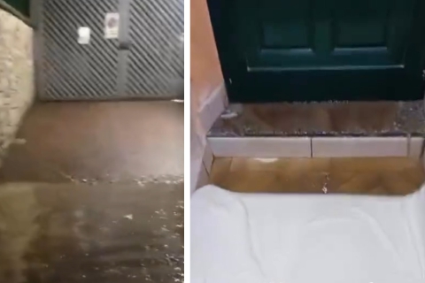 Temporale su Varese, via Bixio si allaga ancora