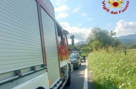 Incidente a Rancio, soccorso anche un 14enne