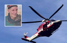 Disperso turista tedesco, l’elicottero “Drago” cerca il cellulare