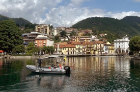 Sul lago d’Orta senza autorizzazioni, sequestrato natante svizzero