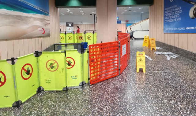 La foto pubblicata sui social dal sindaco di Germignaga Marco Fazio