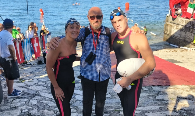 Chiara Sanzullo e Vincenzo Caso, vincitori della 5 km