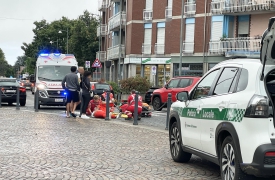 Investita sulle strisce, soccorsa donna di 51 anni