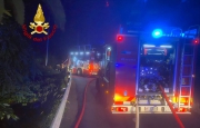 Guasto all’impianto elettrico, incendio in una palazzina
