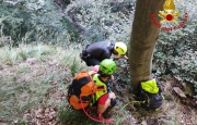Lago Delio: soccorso cercatore di funghi di 77 anni