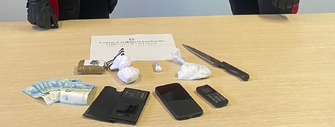 Vergiate: coca, eroina e hashish. Scattano le manette