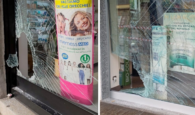Assalto alle farmacie: due spaccate nella notte